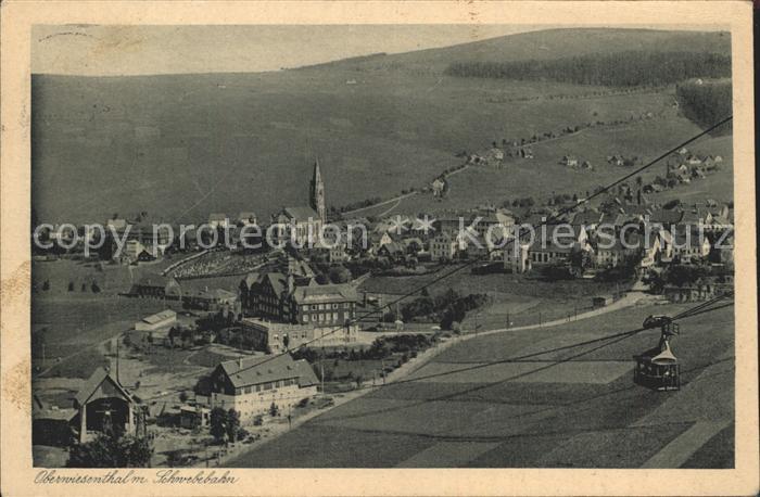 Oberwiesenthal Erzgebirge Schwebebahn