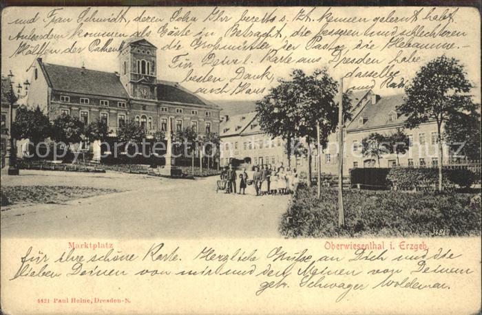 Oberwiesenthal Erzgebirge Marktplatz