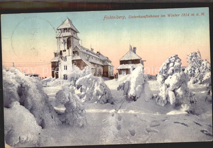 Oberwiesenthal Erzgebirge Unterkunfthaus auf dem Fichtelberg