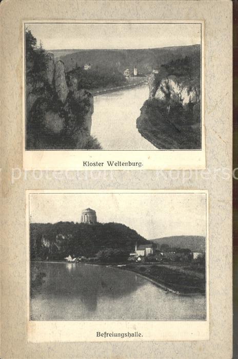 Kelheim Kloster Weltenburg mit Befreiungshalle