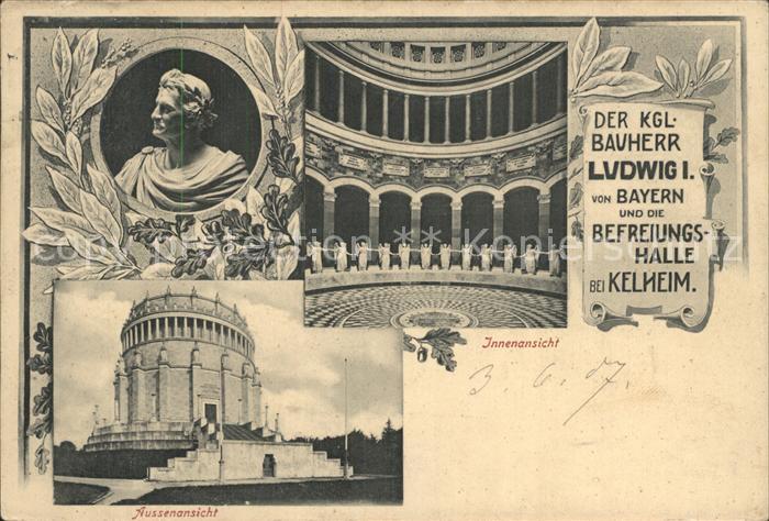 Kelheim Befreiungshalle Portrait Ludwig I