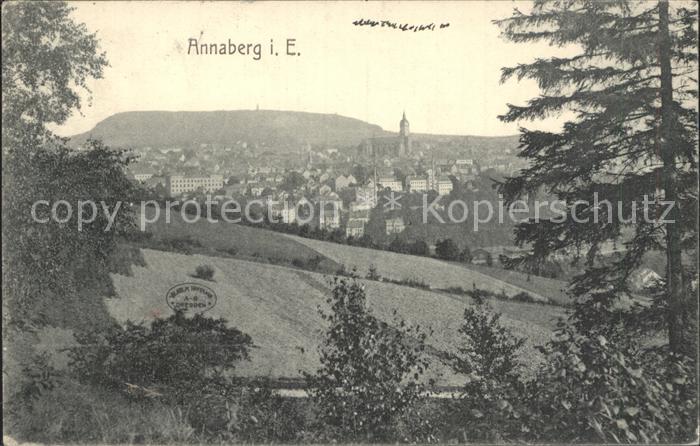 Annaberg-Buchholz Erzgebirge Panorama
