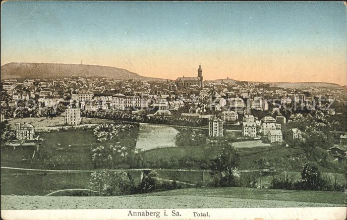 Annaberg-Buchholz Erzgebirge Totalansicht