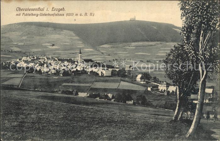 Oberwiesenthal Erzgebirge mit Fichtelberg Unterkunftshaus