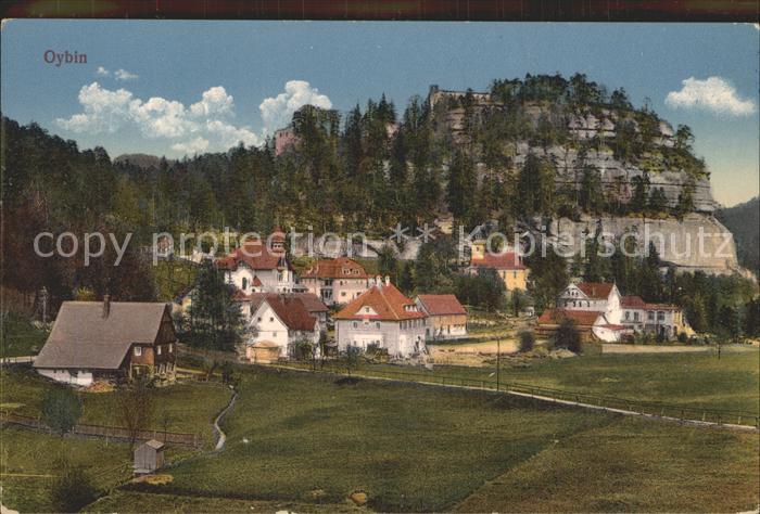 Oybin Sachsen Teilansicht