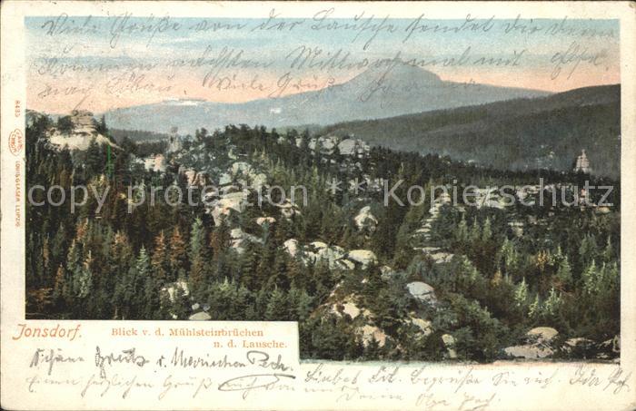 Jonsdorf Muehlsteinbrueche mit Lausche