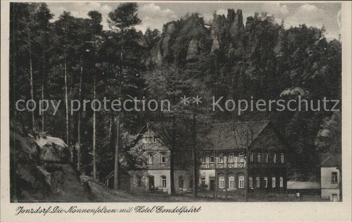 Jonsdorf Hotel Gondelfahrt mit Nonnenfelsen