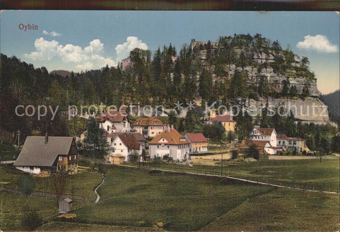 Oybin Sachsen Gesamtansicht