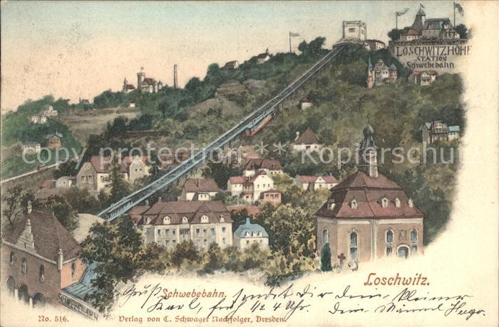 Loschwitz Schwebebahn Loschwitz Hoehe