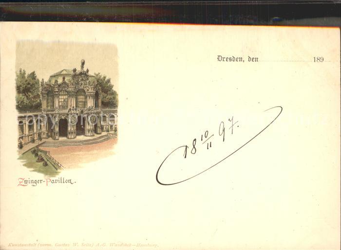 DRESDEN Elbe Zwinger Pavillon