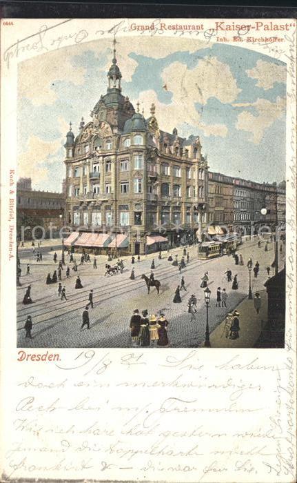 DRESDEN Elbe Grand Restaurant Kaiser Palast