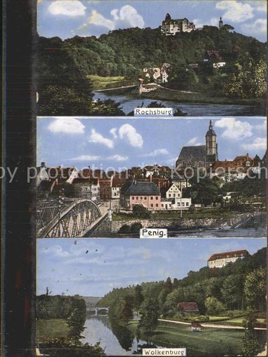 Rochsburg mit Penig und Wolkenburg