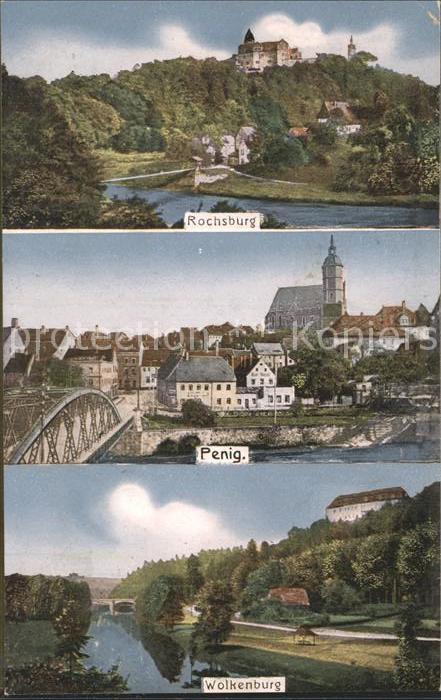 Rochsburg mit Penig und Wolkenburg