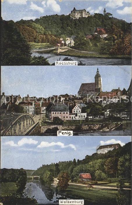 Rochsburg mit Penig und Wolkenburg