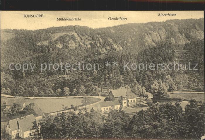 Jonsdorf Muehlsteinbruecke Gondelfahrt Albertfelsen