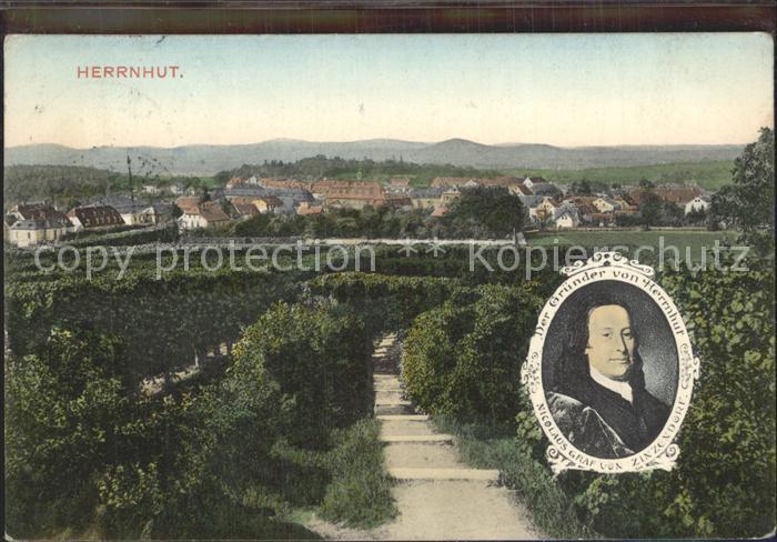 Herrnhut Panorama Gruenderportrait