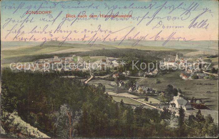 Jonsdorf Panorama mit Hieronymusstein