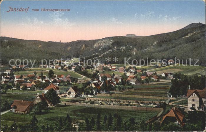 Jonsdorf Blick vom Hieronymusstein