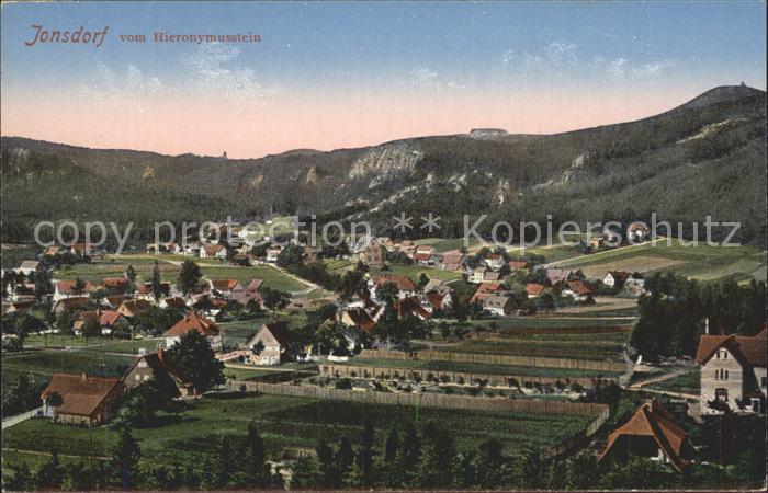 Jonsdorf Blick vom Hieronymusstein