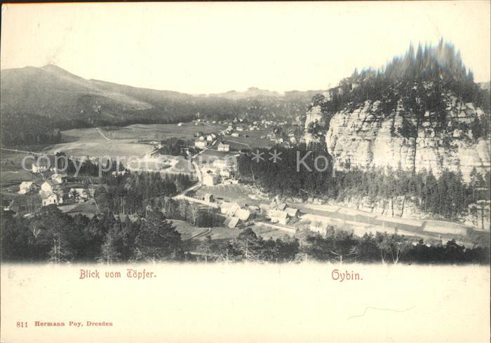 Oybin Sachsen Blick vom Toepfer