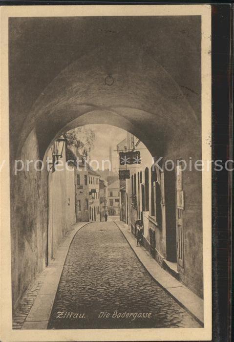 Zittau Die Badergasse