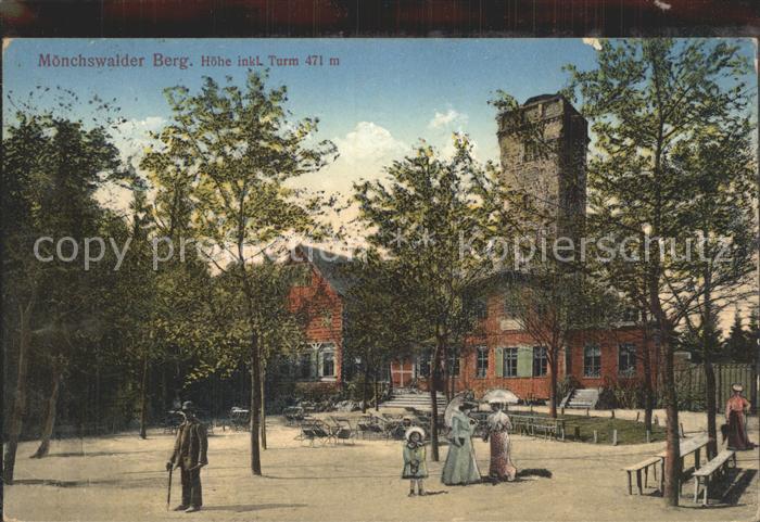 Moenchswalder Berg Restauration mit Aussichtsturm