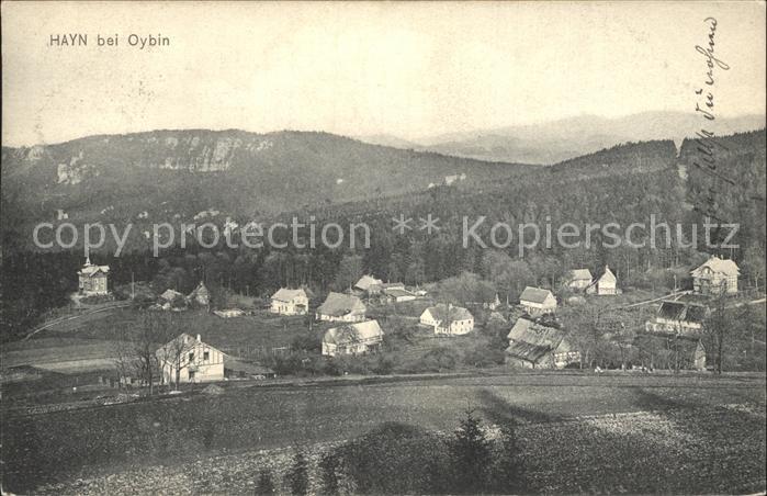 Hayn Oybin Panorama Bahnpost