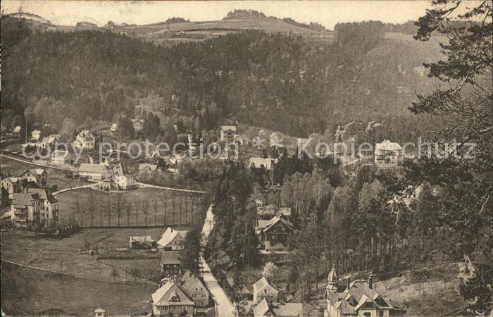 Oybin Sachsen Panorama Blick nach dem Hayn