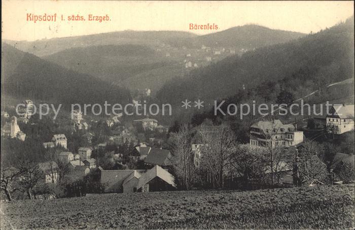 Kipsdorf Panorama Blick nach Baerenfels