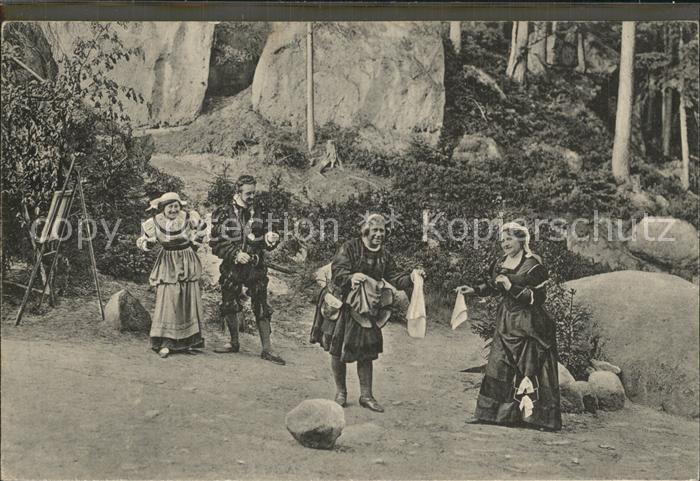 Oybin Sachsen Waldtheater Hanns Frei Lustspiel von Otto Ludwig