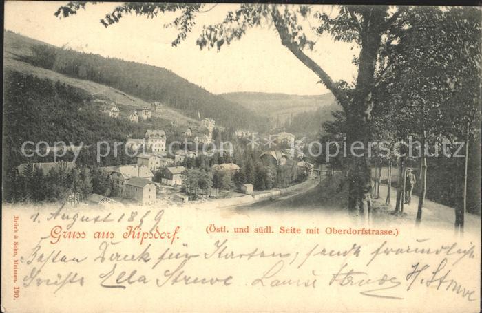 Kipsdorf Teilansicht mit Oberdorfstrasse