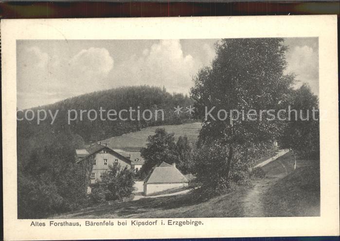 Baerenfels Erzgebirge Altes Forsthaus