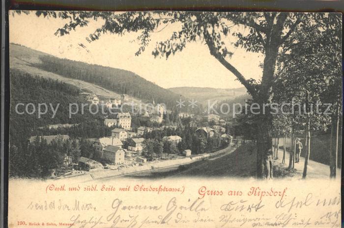 Kipsdorf Teilansicht mit Oberdorfstrasse