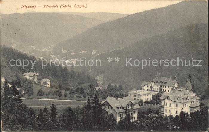 Kipsdorf Panorama mit Blick nach Baerenfels