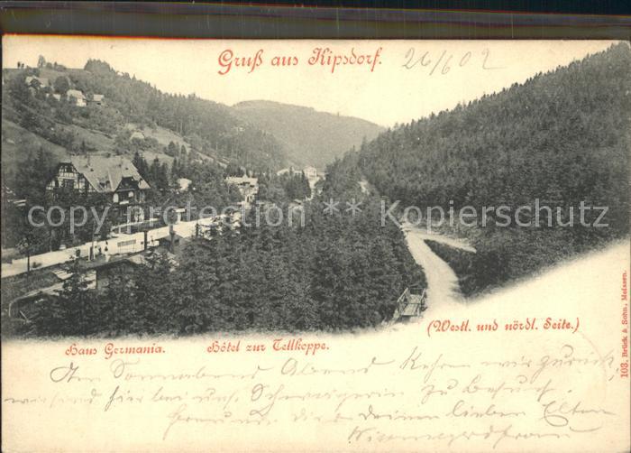 Kipsdorf Haus Germania Hotel zur Tellkoppe Kurort