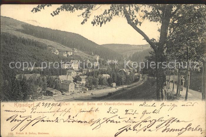 Kipsdorf Teilansicht mit Oberdorfstrasse