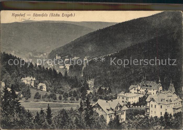 Kipsdorf mit Blick nach Baerenfels