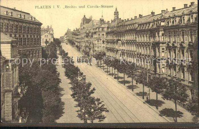 Plauen Vogtland Breitestrasse Carolastrasse