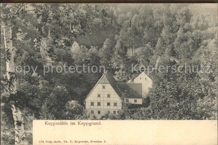 DRESDEN Elbe Keppmuehle Keppgrund