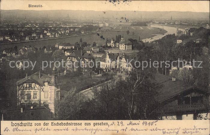 Loschwitz Von der Eschenbachstrasse gesehen