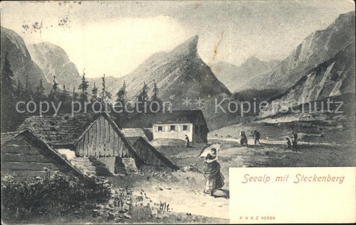 Waldstatt AR Seealp mit Steckenberg Alpstein