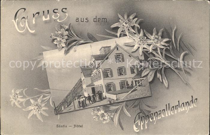 Saentis AR Berghotel Appenzellerland Blumen