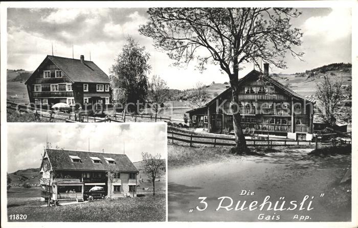 Gais AR Die 3 Ruehuesli