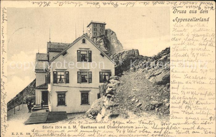 Saentis AR Berggasthaus Observatorium Appenzeller Alpen