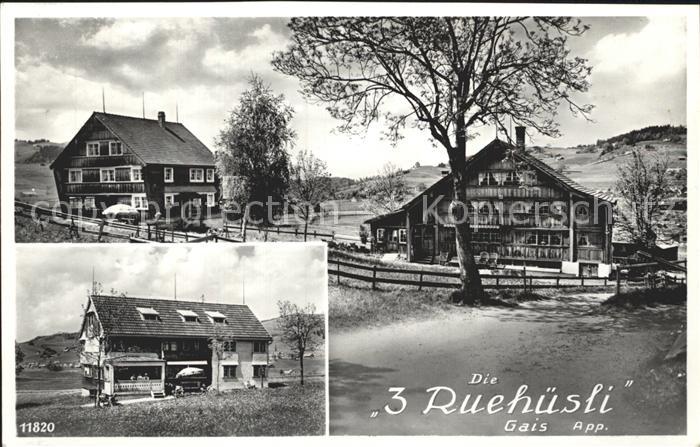 Gais AR Die 3 Ruehuesli