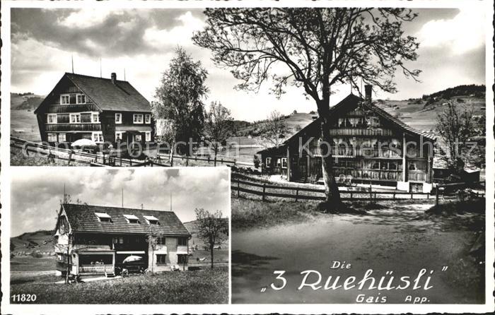 Gais AR Die 3 Ruehuesli