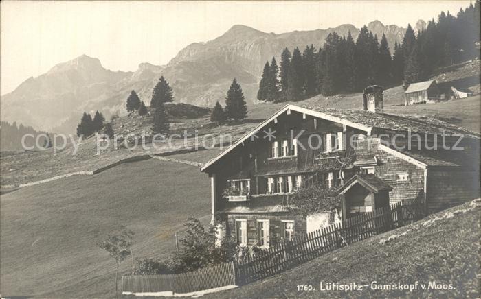 Luetispitz Gamskopf von Moos Berghaus Alpen