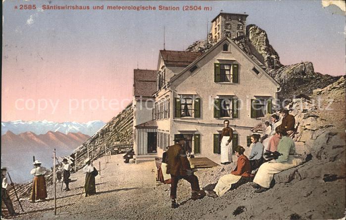 Saentis AR Saentiswirtshaus Meteorologische Station Appenzeller Alpen