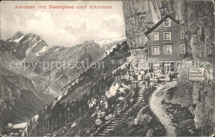 Aescher-Wildkirchli Gasthaus Panorama Seealpsee Altmann Appenzeller Alpen