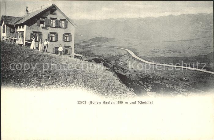 Bruelisau Berggasthaus Hoher Kasten Rheintal